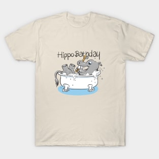 Hippo Bathday T-Shirt